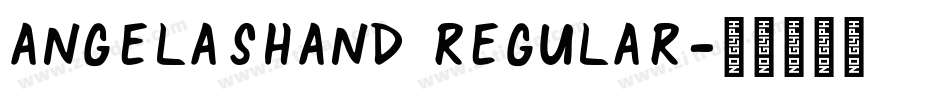 AngelasHand Regular字体转换